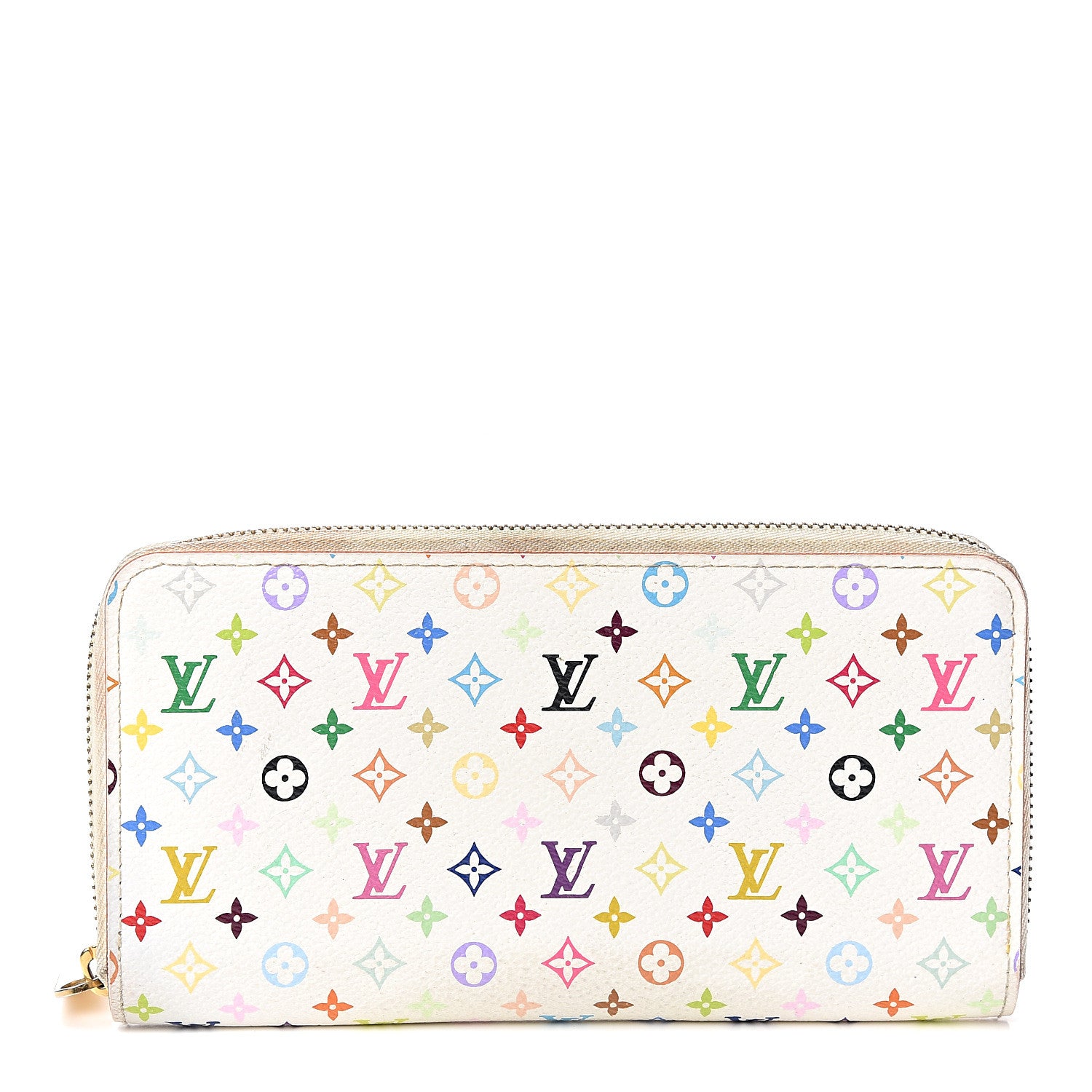 Louis Vuitton Monogram Multicolor Zippy Wallet White 1 of 11