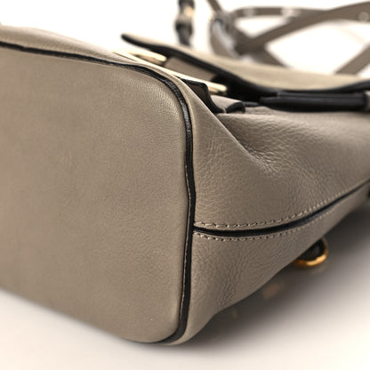 Chloe Suede Calfskin Mini Faye Backpack Motty Grey 9 of 10