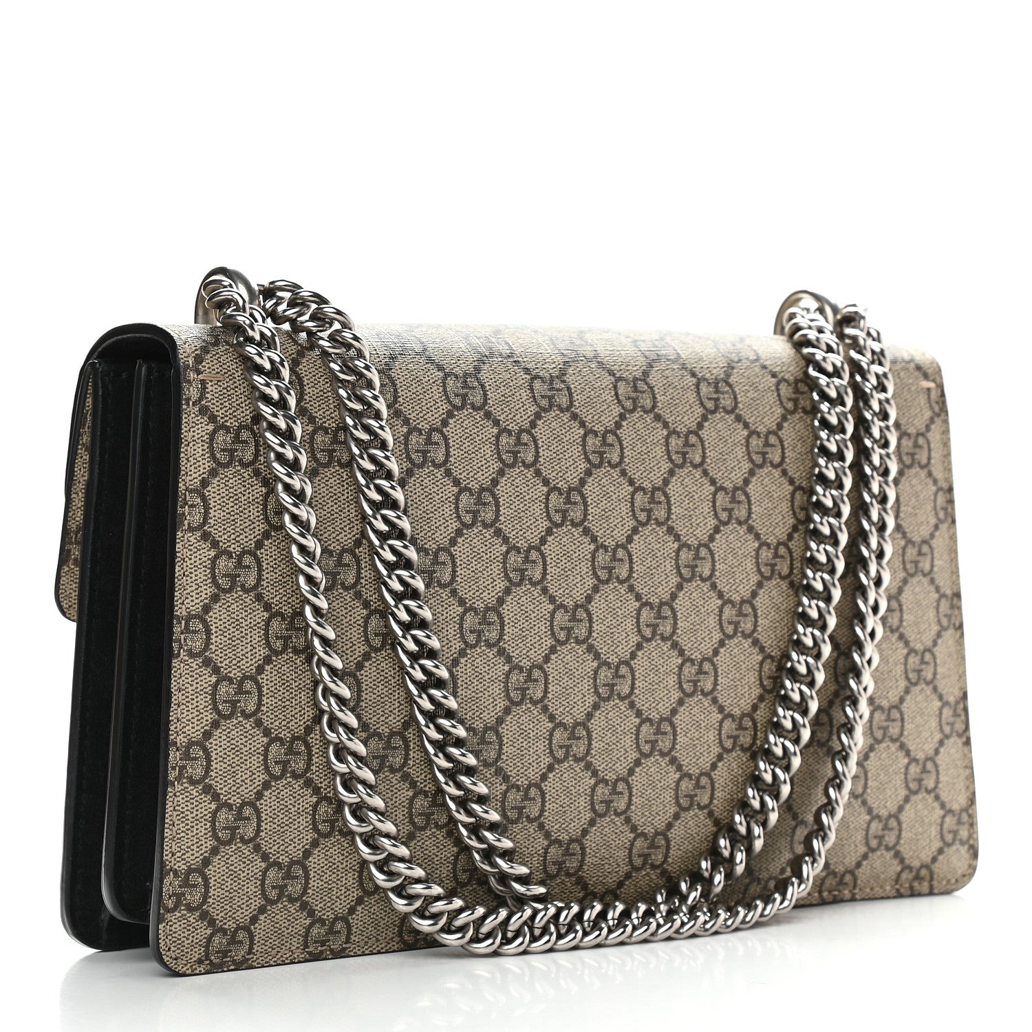 Gucci GG Supreme Monogram Small Dionysus Shoulder Bag Black 3 of 11