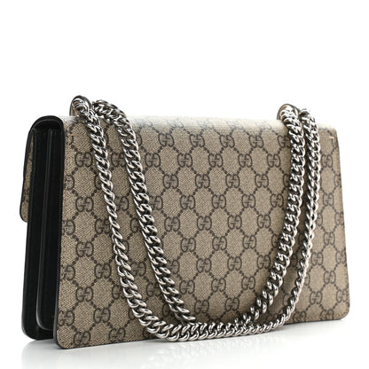 Gucci GG Supreme Monogram Small Dionysus Shoulder Bag Black 3 of 11