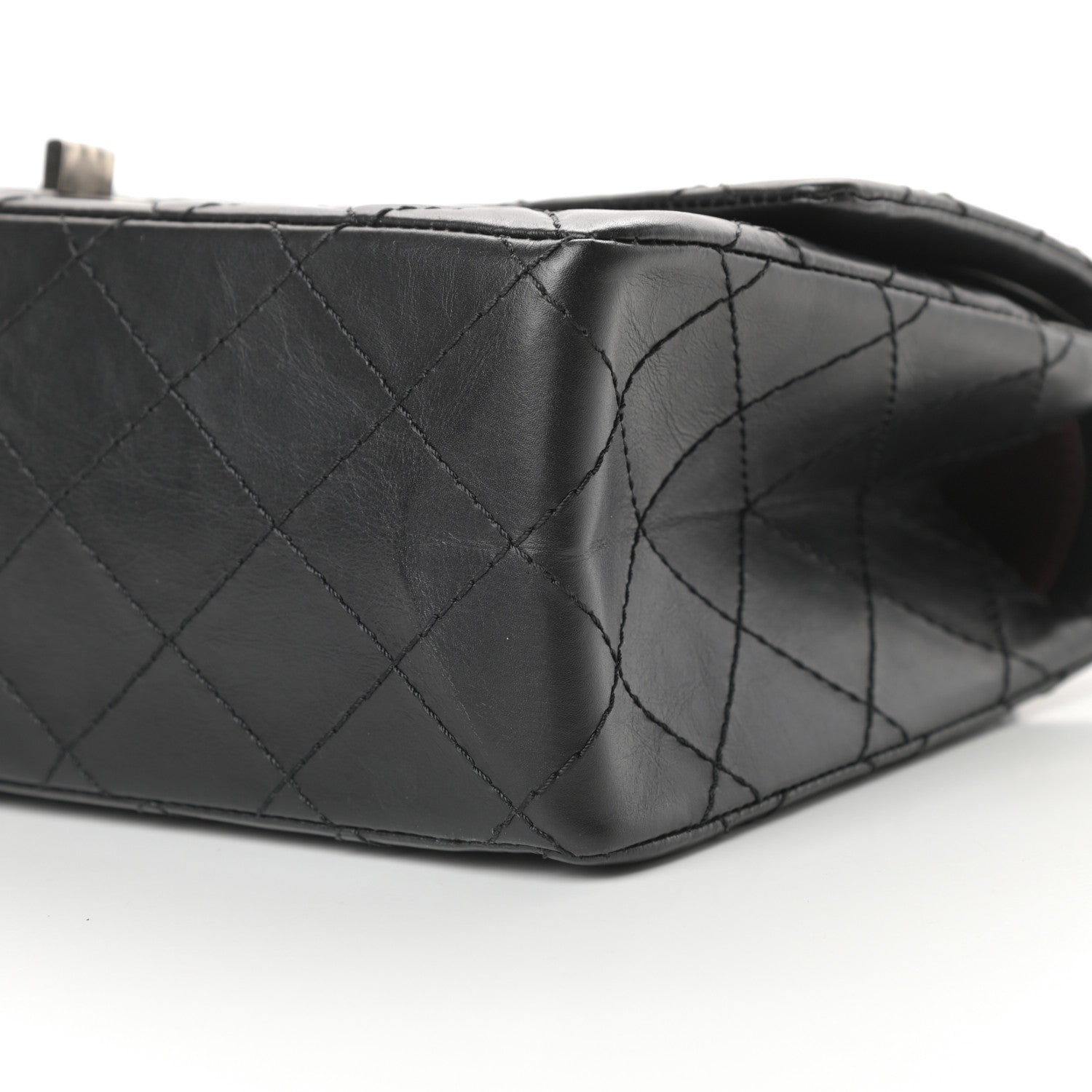 Chanel Aged Calfskin Quilted 2.55 Reissue 226 Flap Black 10 of 13