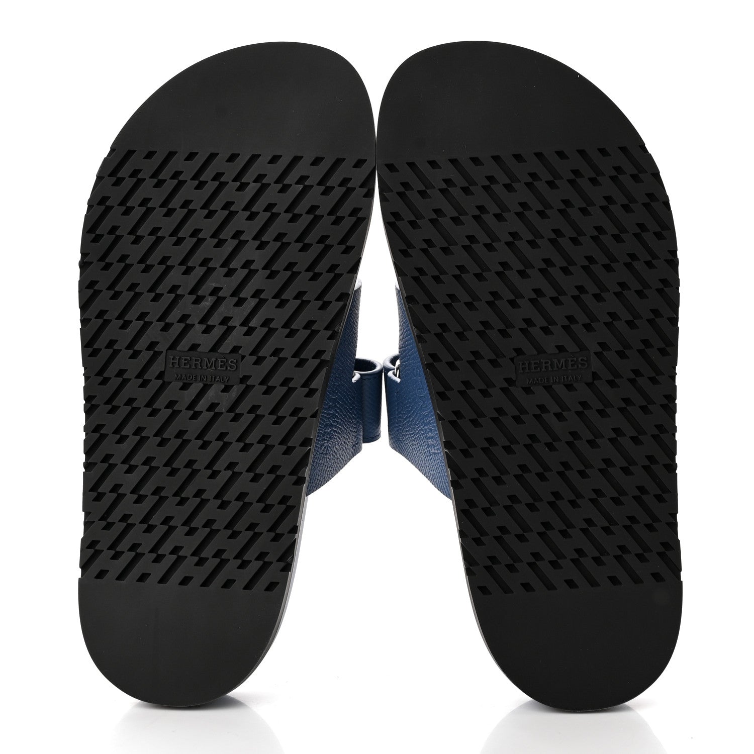 Hermes Epsom Womens Chypre Sandals 35 Bleu Bleuet 5 of 9