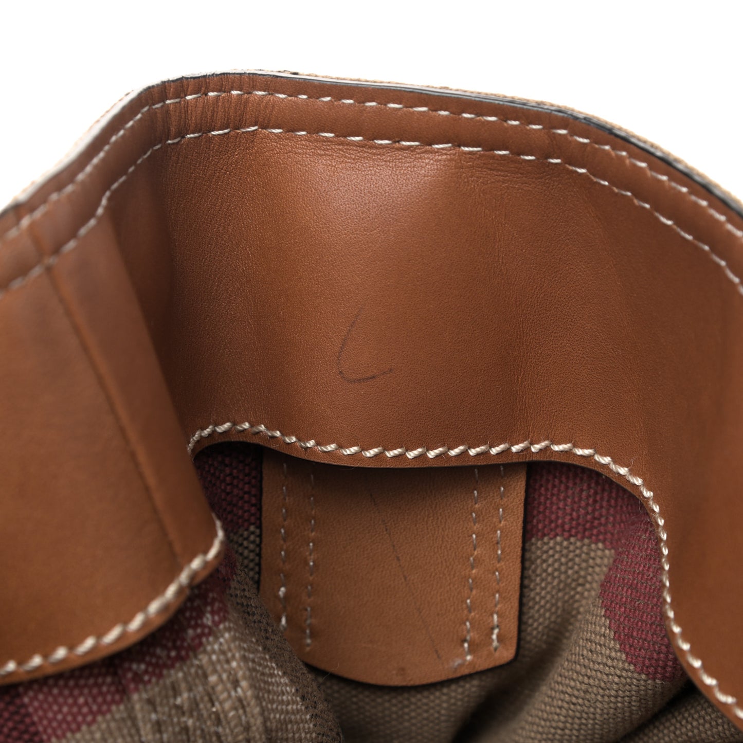 Canvas Mega Check Medium Maidstone Saddle Brown