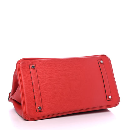 Hermes Togo Birkin 35 Rouge Pivoine 3 of 8