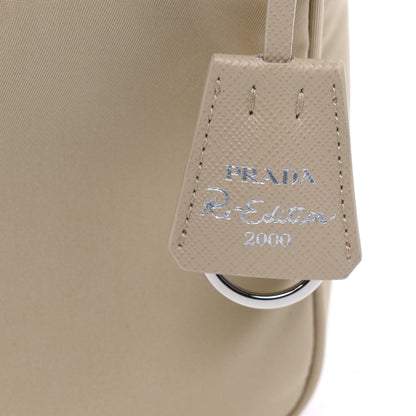Prada Re-Nylon Saffiano Mini Re-Edition 2000 Bag Deserto 7 of 13