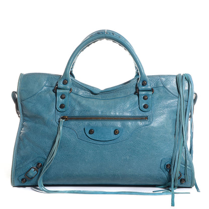 Balenciaga Agneau Classic Hardware City Cyclade 1 of 11