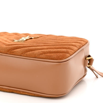 Saint Laurent Suede Matelasse Monogram Lou Camera Bag Cinnamon 10 of 10