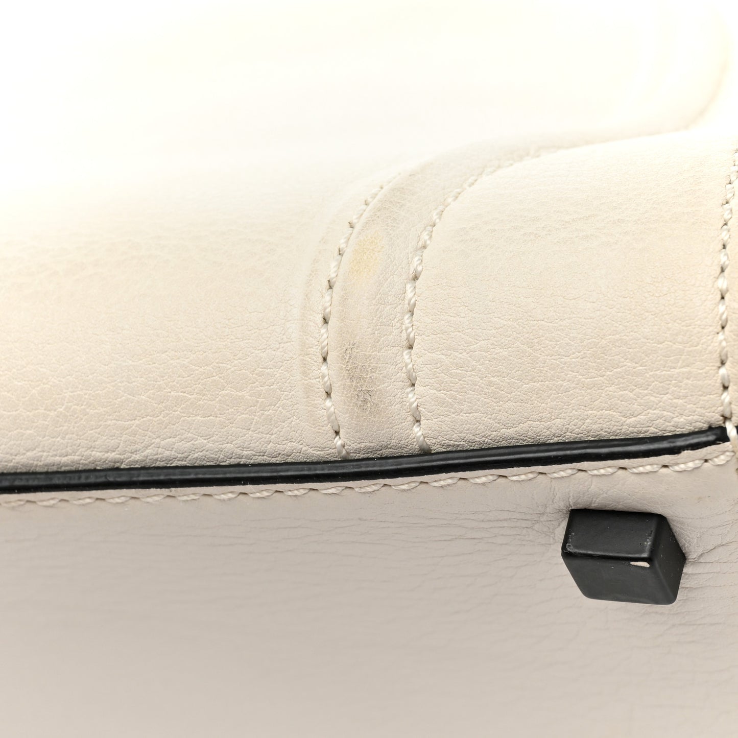 Calfskin Medium Phantom Luggage White