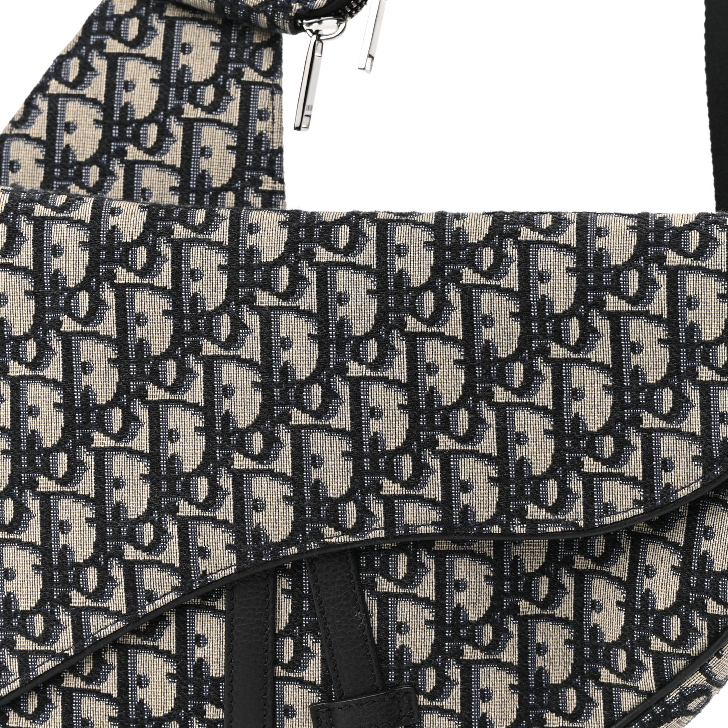 Oblique Mens Maxi Saddle Bag Blue