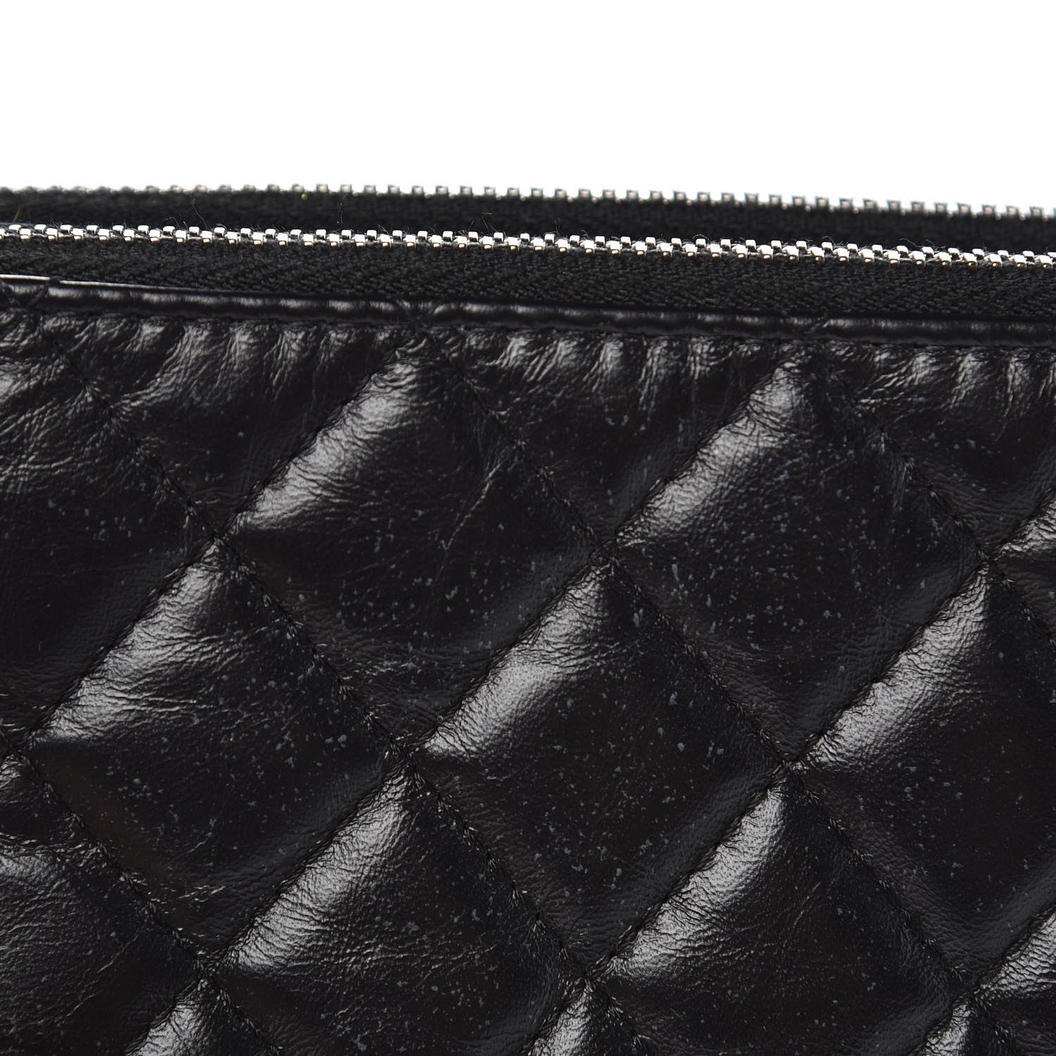 Chanel Aged Calfskin Quilted Small Gabrielle Clutch With Chain Black 12 of 12