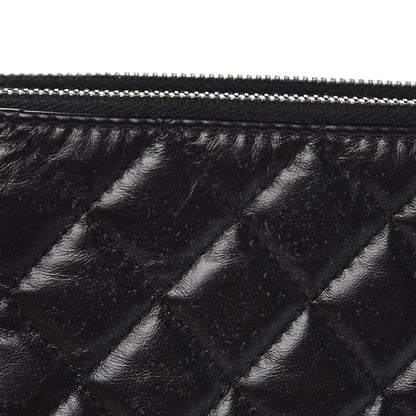 Chanel Aged Calfskin Quilted Small Gabrielle Clutch With Chain Black 12 of 12