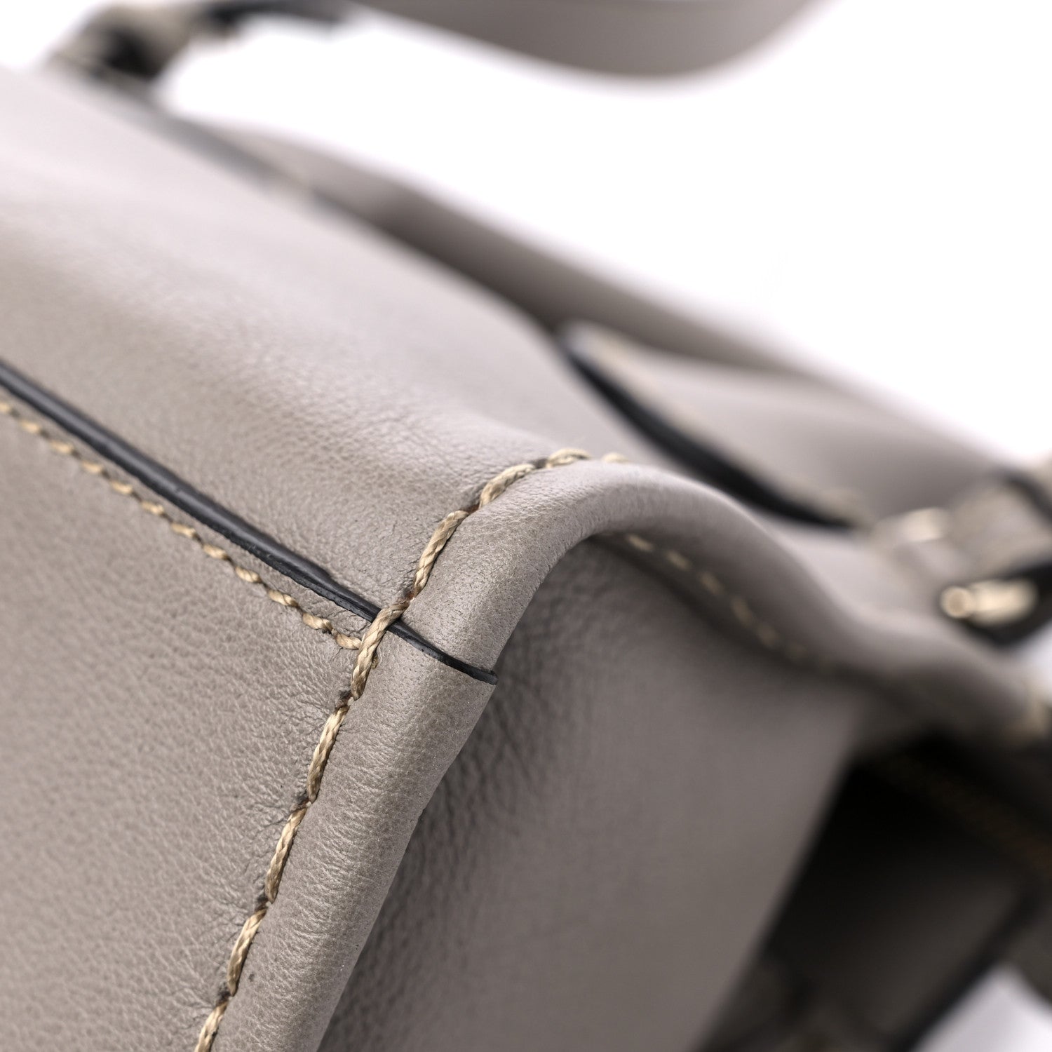 Chloe Buffalo Mini Edith Bag Cashmere Grey 11 of 15