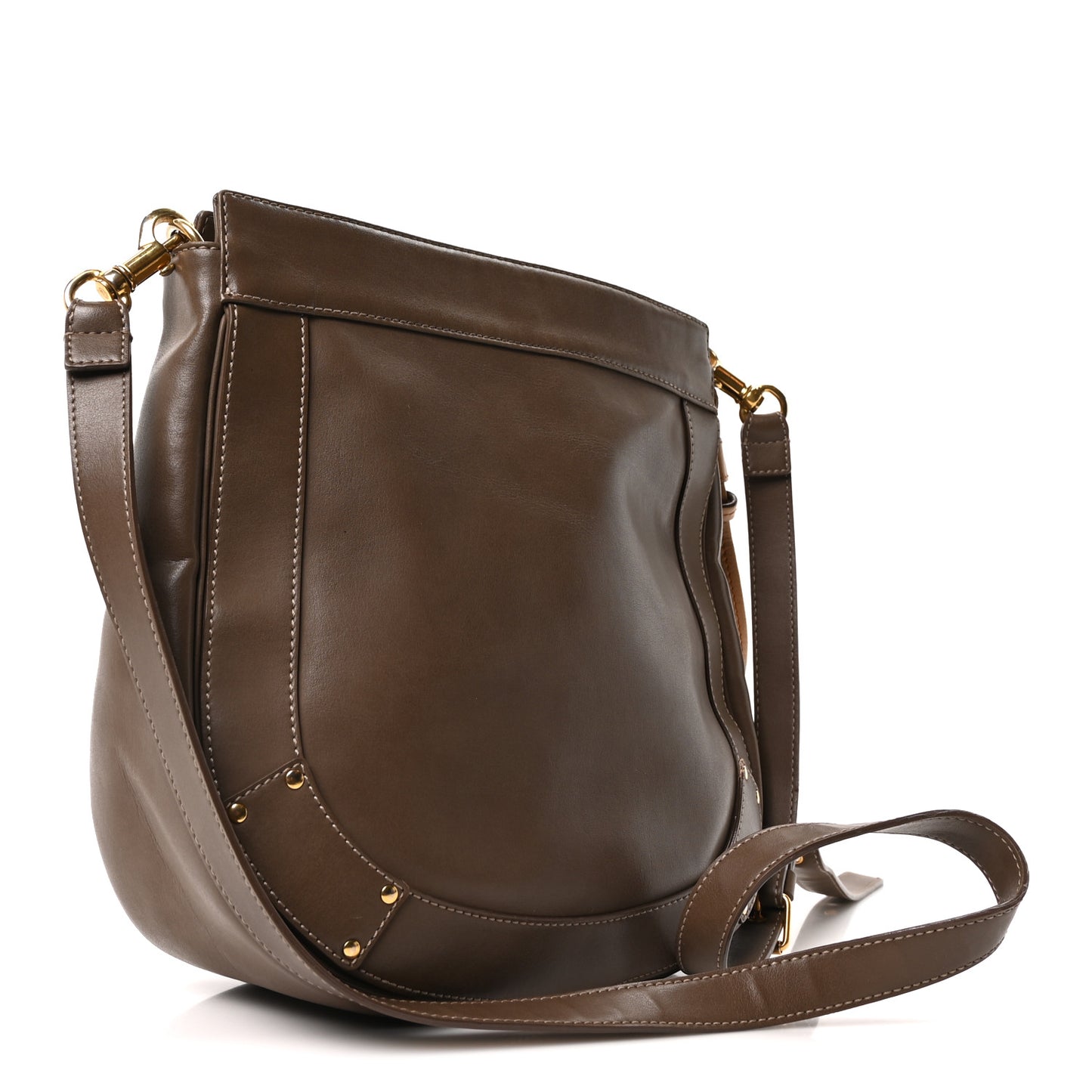 Calfskin Eden Crossbody Brown