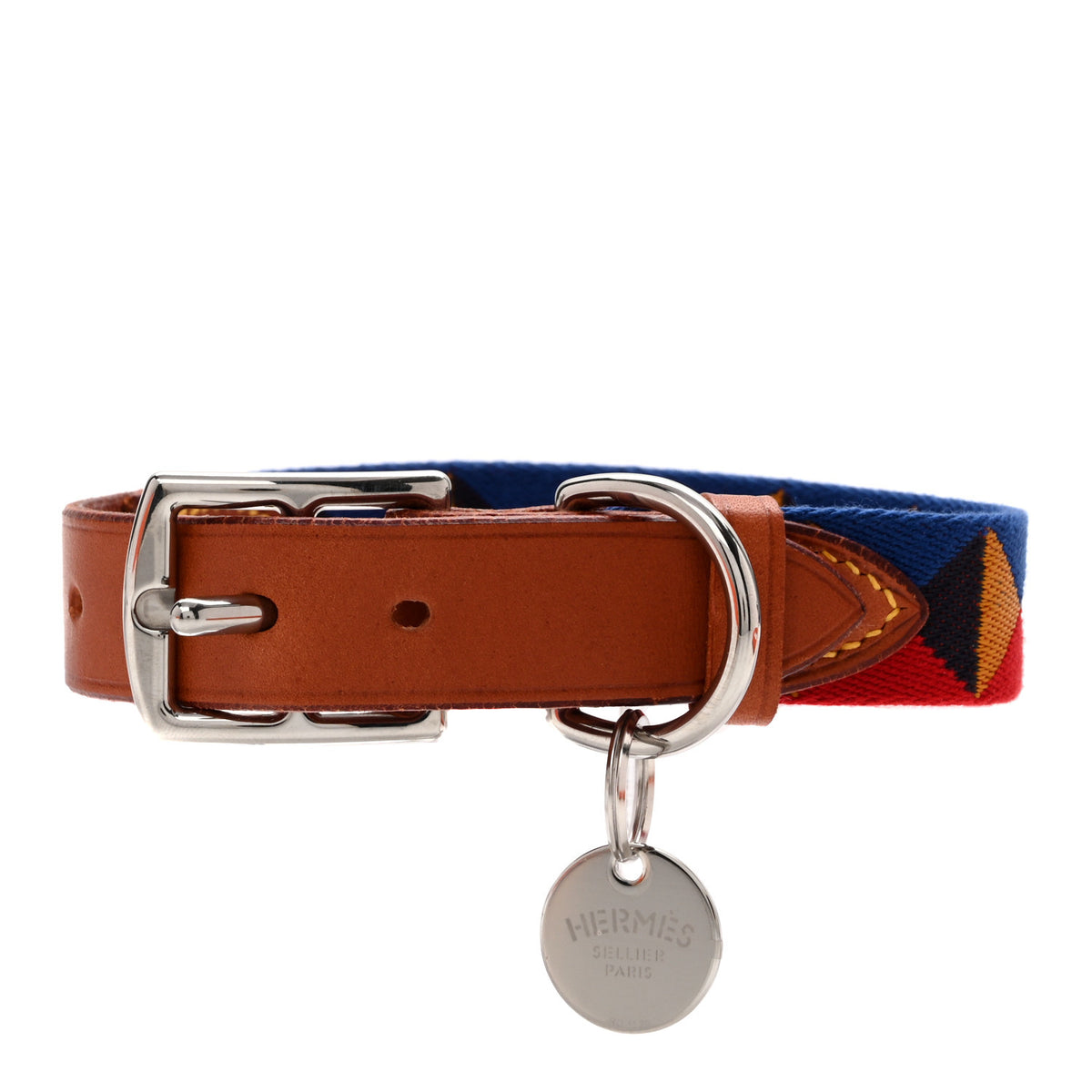 Toile Natural Bridle Medor Dog Collar S Dark Irish