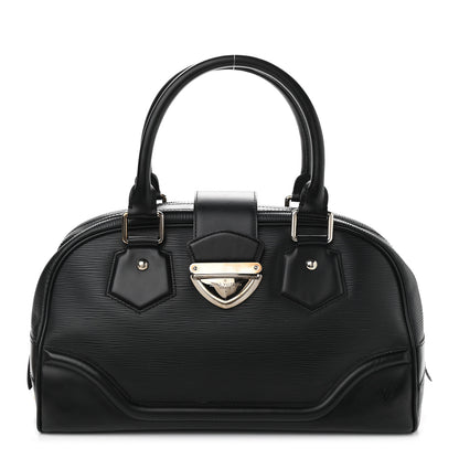 Louis Vuitton Epi Bowling Montaigne GM Black 1 of 10
