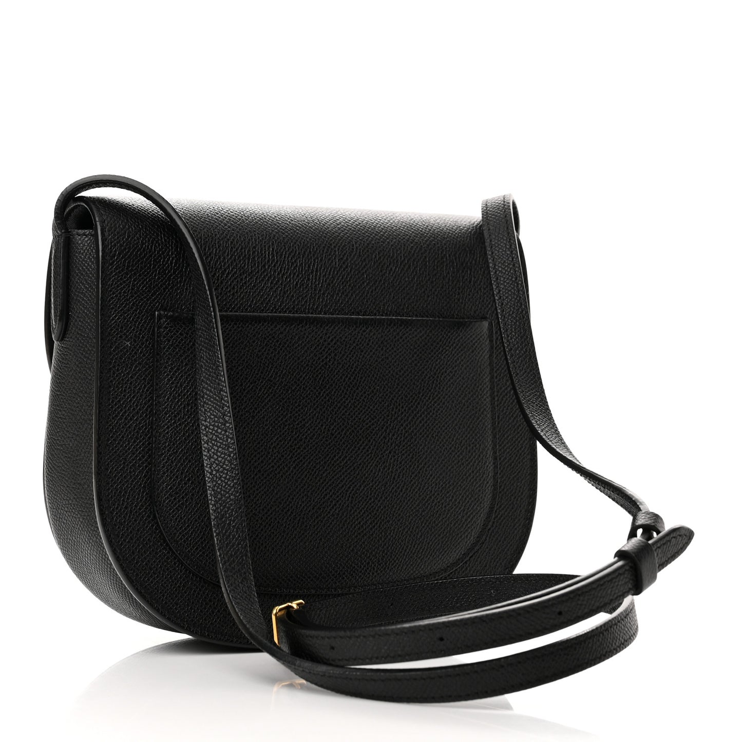 Grained Calfskin Small Trotteur Black