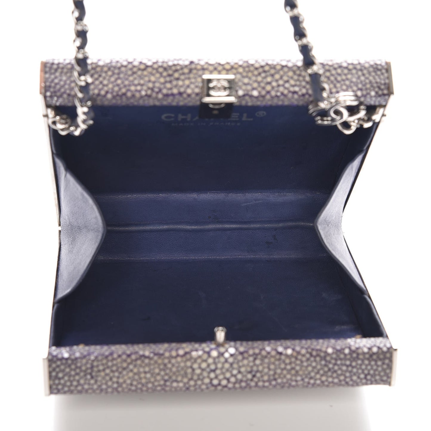 Stingray Box Clutch Blue