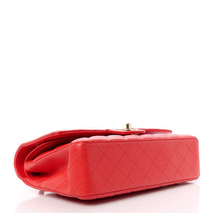 Chanel Caviar Quilted Medium Double Flap Red 4 of 12