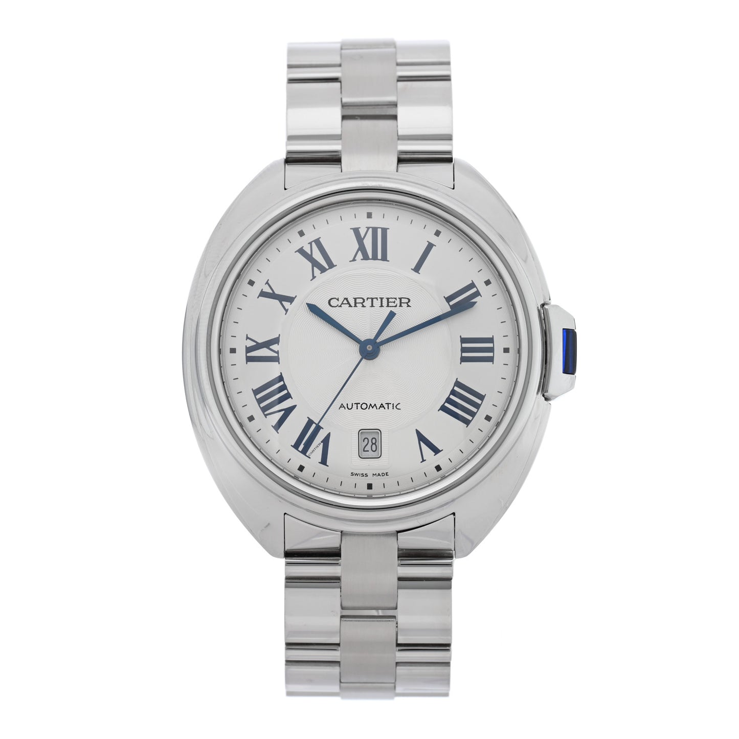 Stainless Steel 40mm Cle De Cartier Automatic Watch