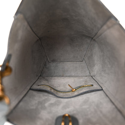 Celine Soft Grained Calfskin Small Sangle Bucket Bag Grey 5 of 9