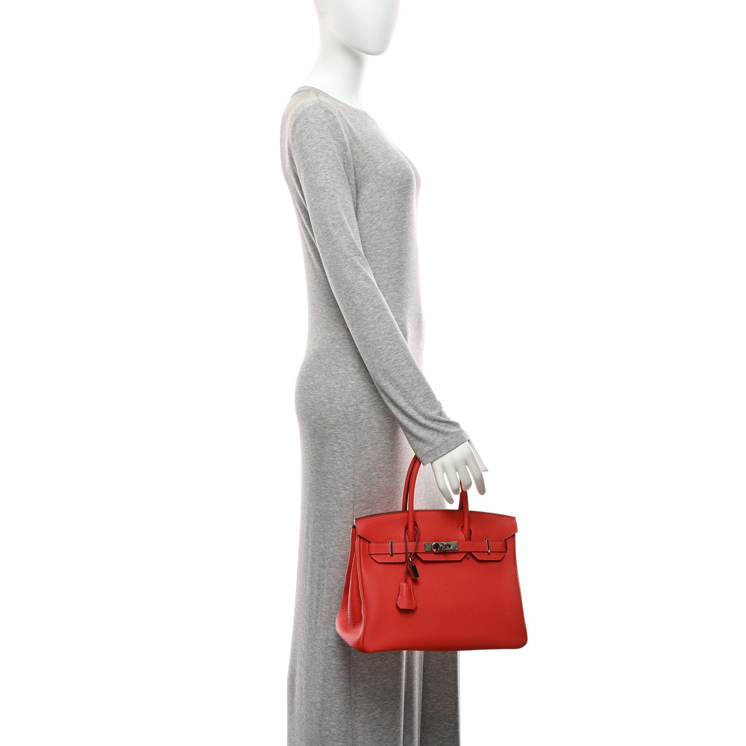 Hermes Togo BIRKIN 30 Bougainvillea 2 of 12