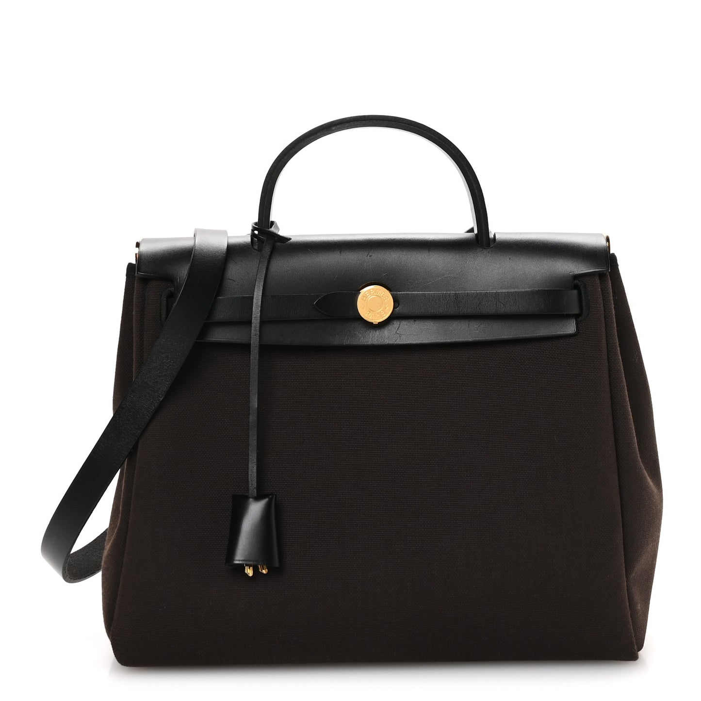 Military Toile Vache Hunter Herbag Zip Retourne 31 PM Black Ebene