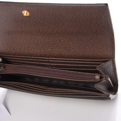 Gucci GG Supreme Monogram Web Ophidia Continental Wallet Brown 5 of 8