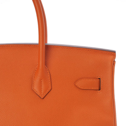 Hermes Epsom Birkin 35 Orange 33 of 37