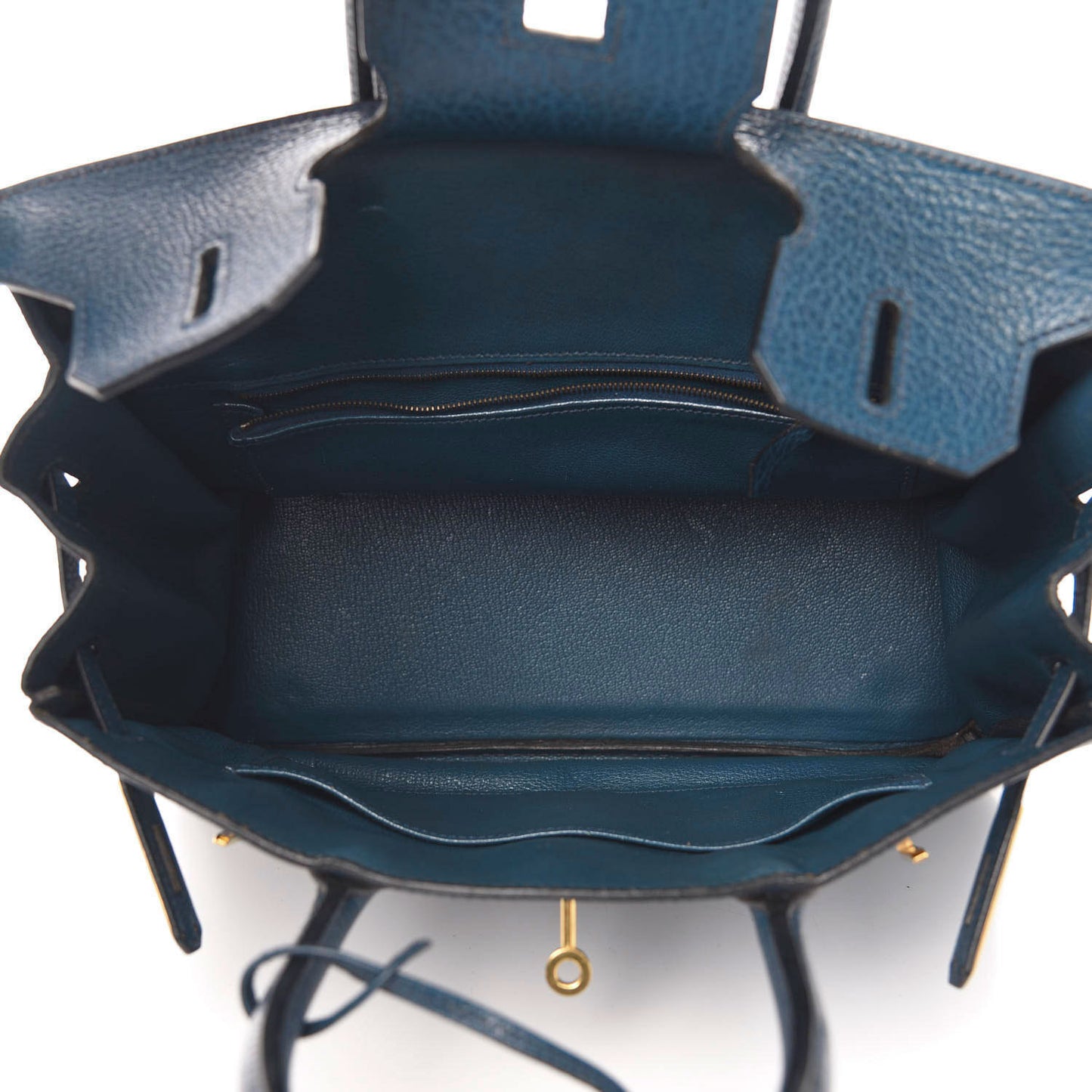 Chevre Mysore Birkin 30 Bleu De Prusse