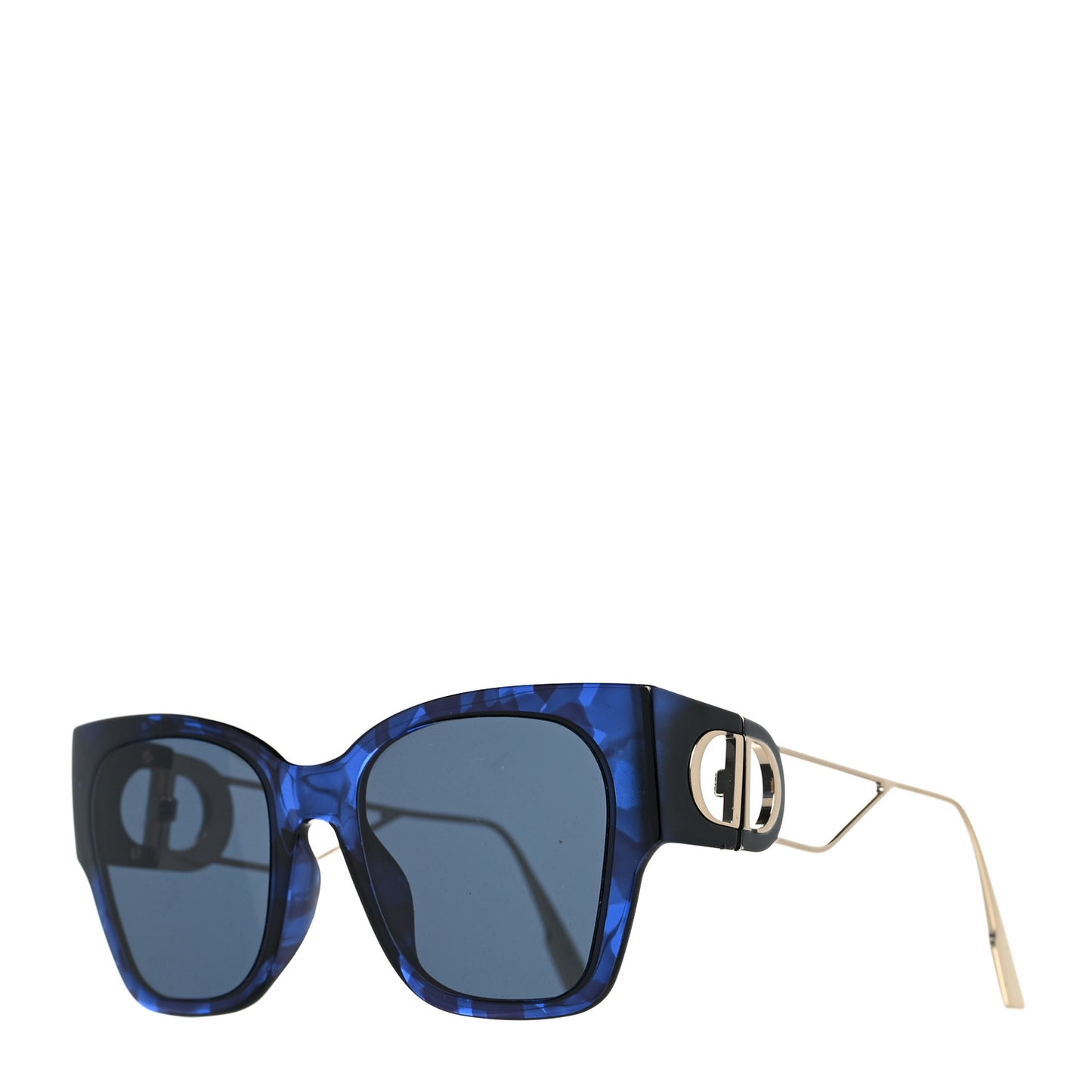 Acetate Rectangular 30 Montaigne 1 Sunglasses Blue