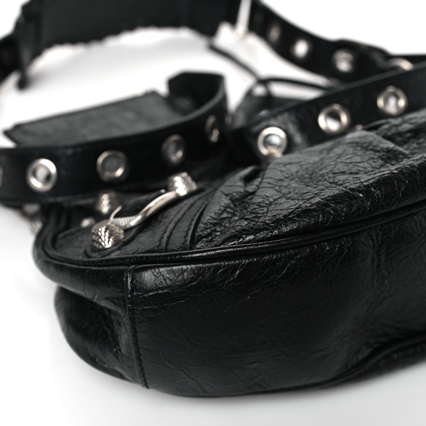Agneau Arena Le Cagole Shoulder Bag XS Black