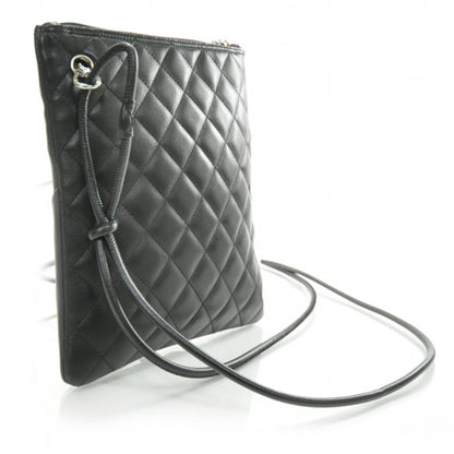 Chanel Calfskin Quilted Cambon Messenger Black White 3 of 11