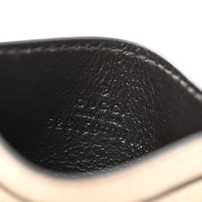 Gucci GG Supreme Monogram Textured Dollar Calfskin Web Ophidia Card Holder Beige Mystic White Oatmeal 6 of 8