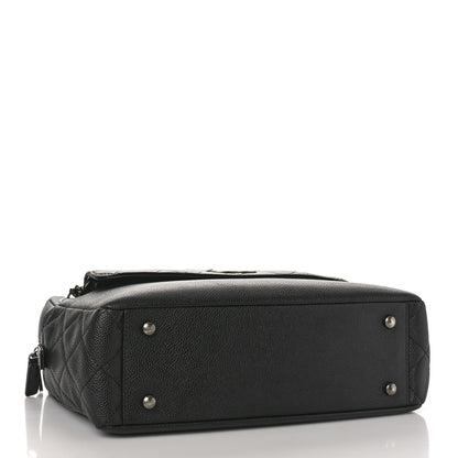Chanel Caviar Lambskin Quilted Coco Break Camera Case Black 4 of 9