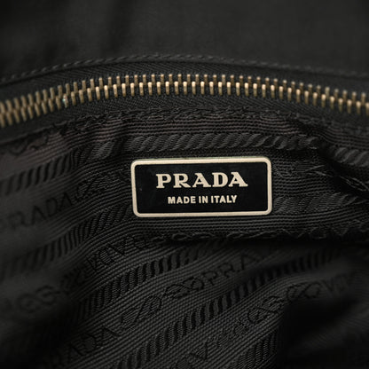 Prada Tessuto Nylon Saffiano Tote Black 6 of 10