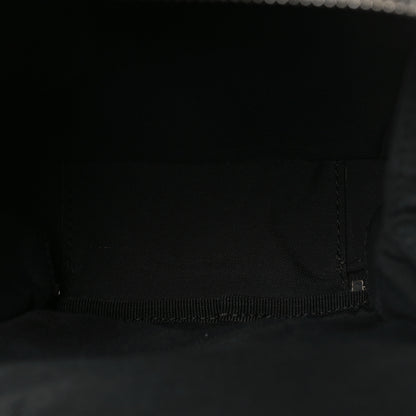 Fendi Recycled Fabric Jacquard Vitello Astro Micro FF Mini Trolley Bag Asfalto Black 5 of 9