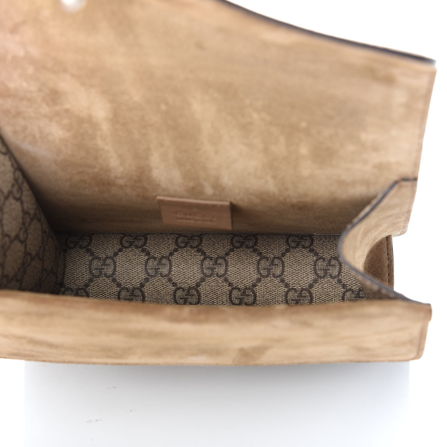 Gucci GG Supreme Monogram Mini Dionysus Shoulder Bag Taupe 5 of 9