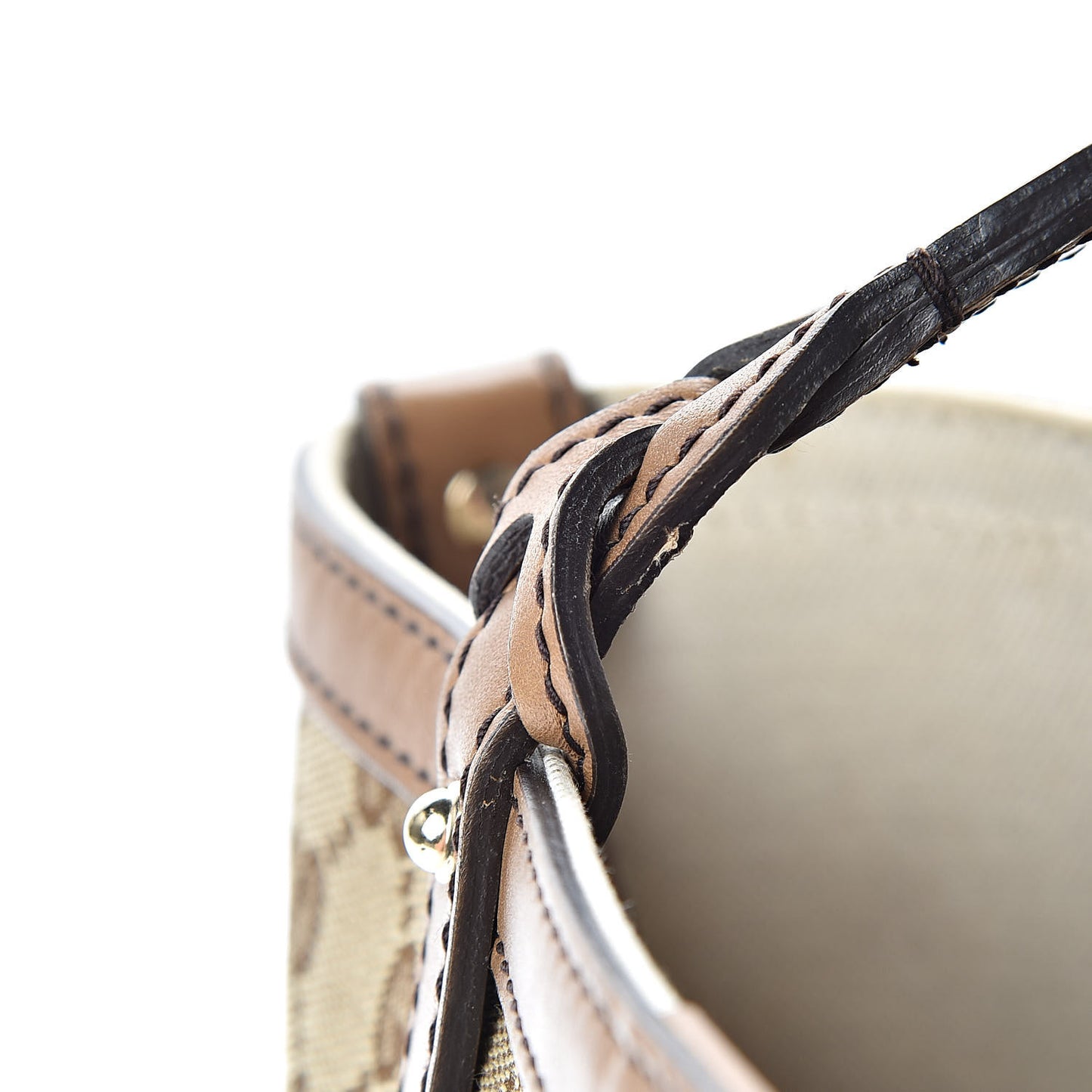 Monogram Small Craft Tote Light Brown