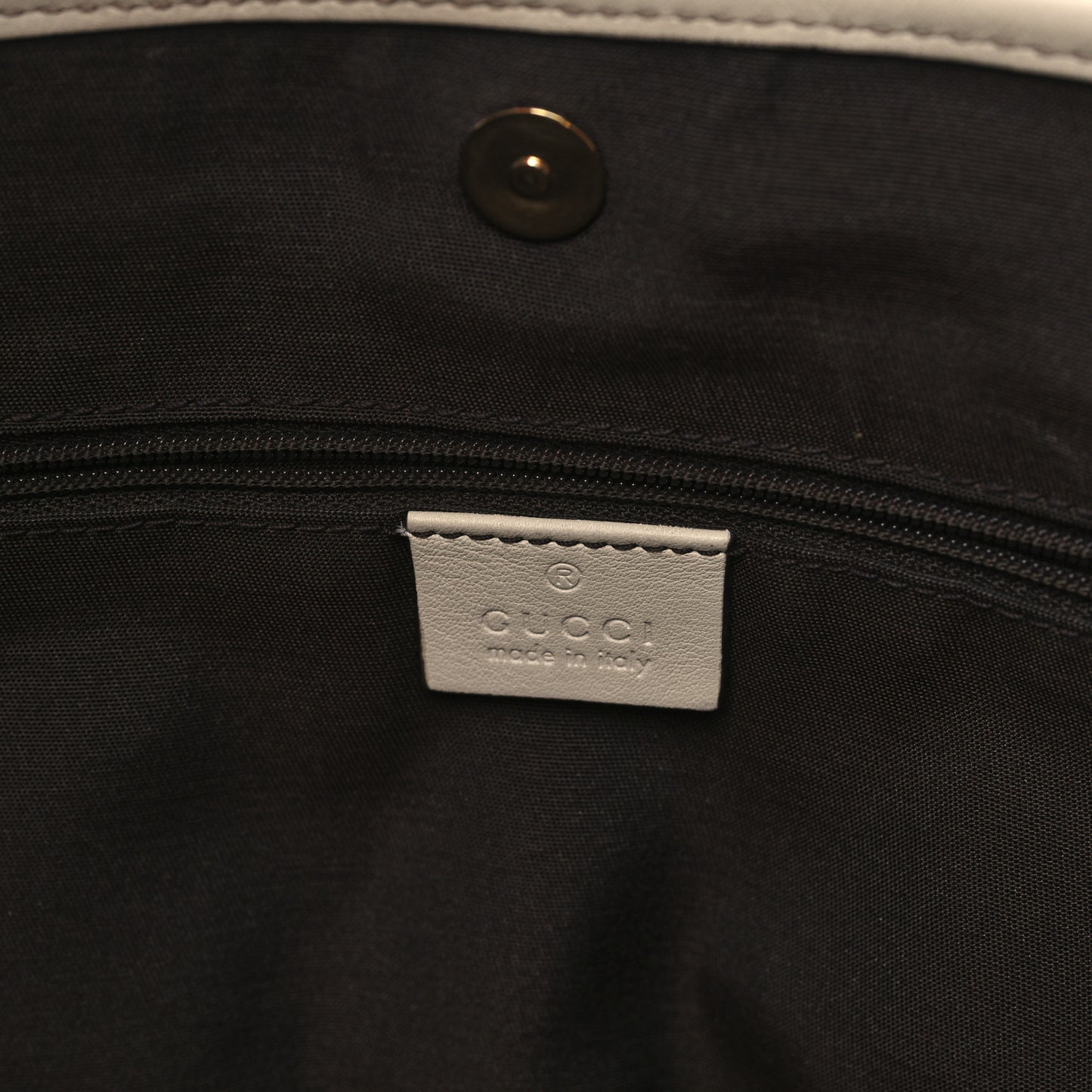 Monogram Medium New Britt Tote Off White