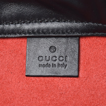 Gucci Calfskin Coco Capitan Logo Drawstring Backpack Hibiscus Red 6 of 9
