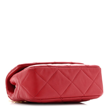 Chanel Calfskin Quilted Mini Charms Flap Red 4 of 13