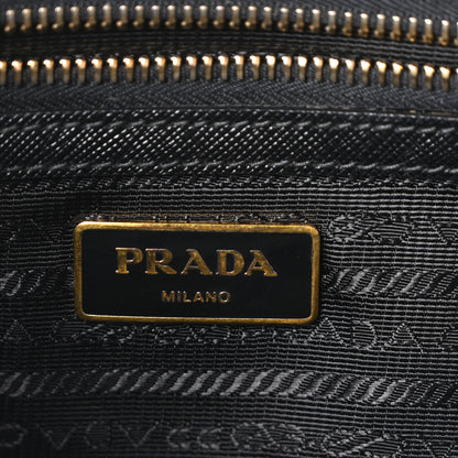 Prada Saffiano Small Galleria Double Zip Tote Black 6 of 10
