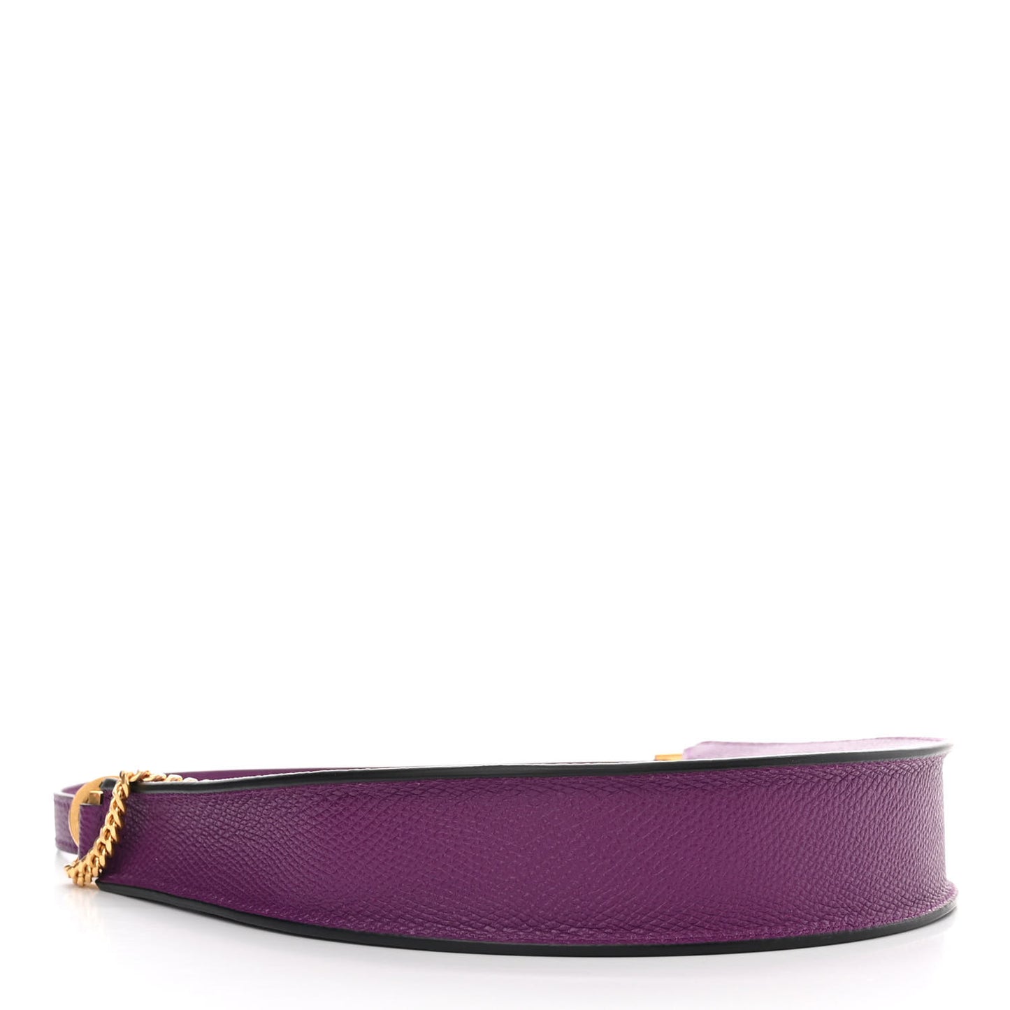Grainy Calfskin Mini Vlogo Hobo Bag Purple