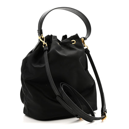 Prada Re-Nylon Duet Drawstring Shoulder Bag Black 3 of 11