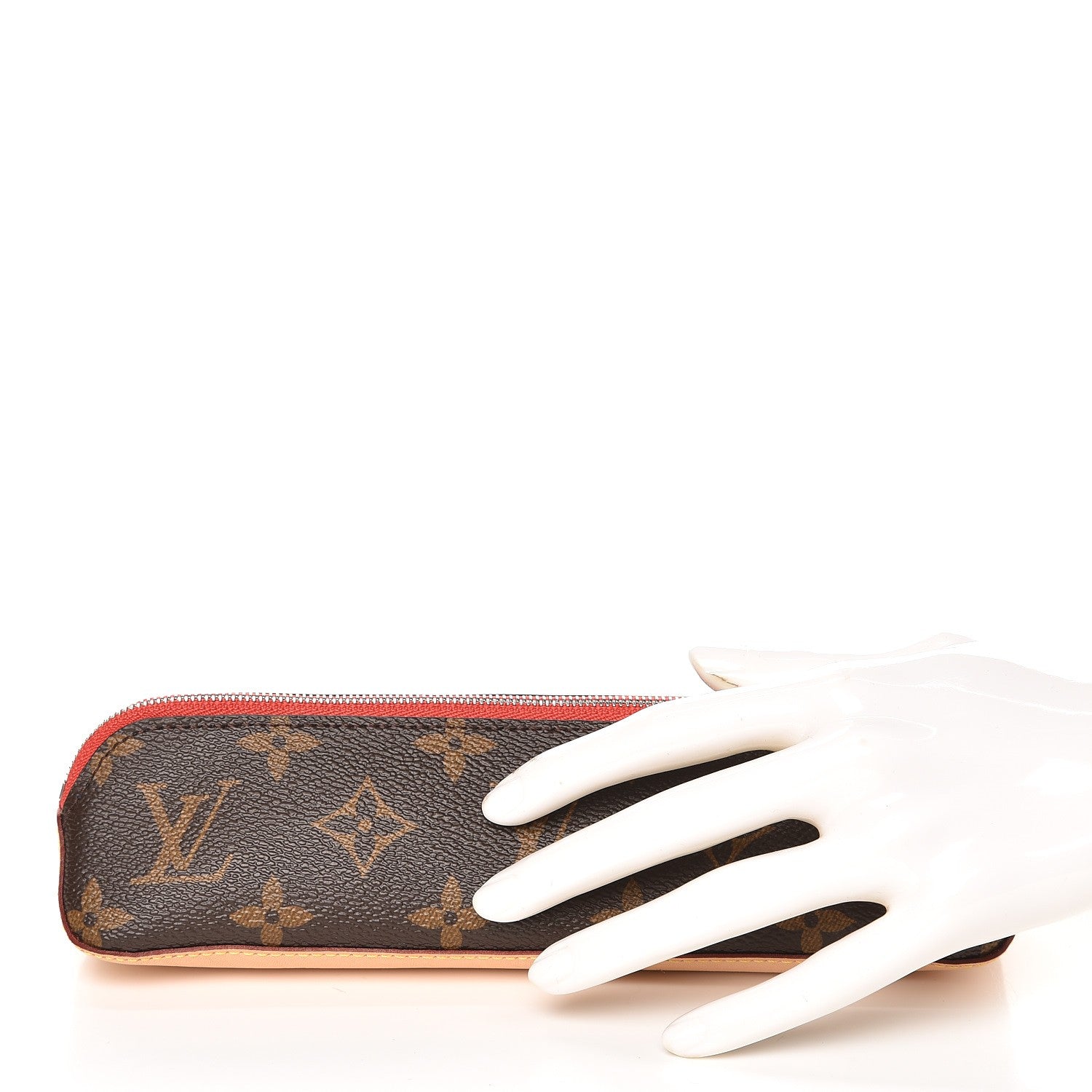 Louis Vuitton Monogram Elizabeth Pencil Pouch Red 2 of 6