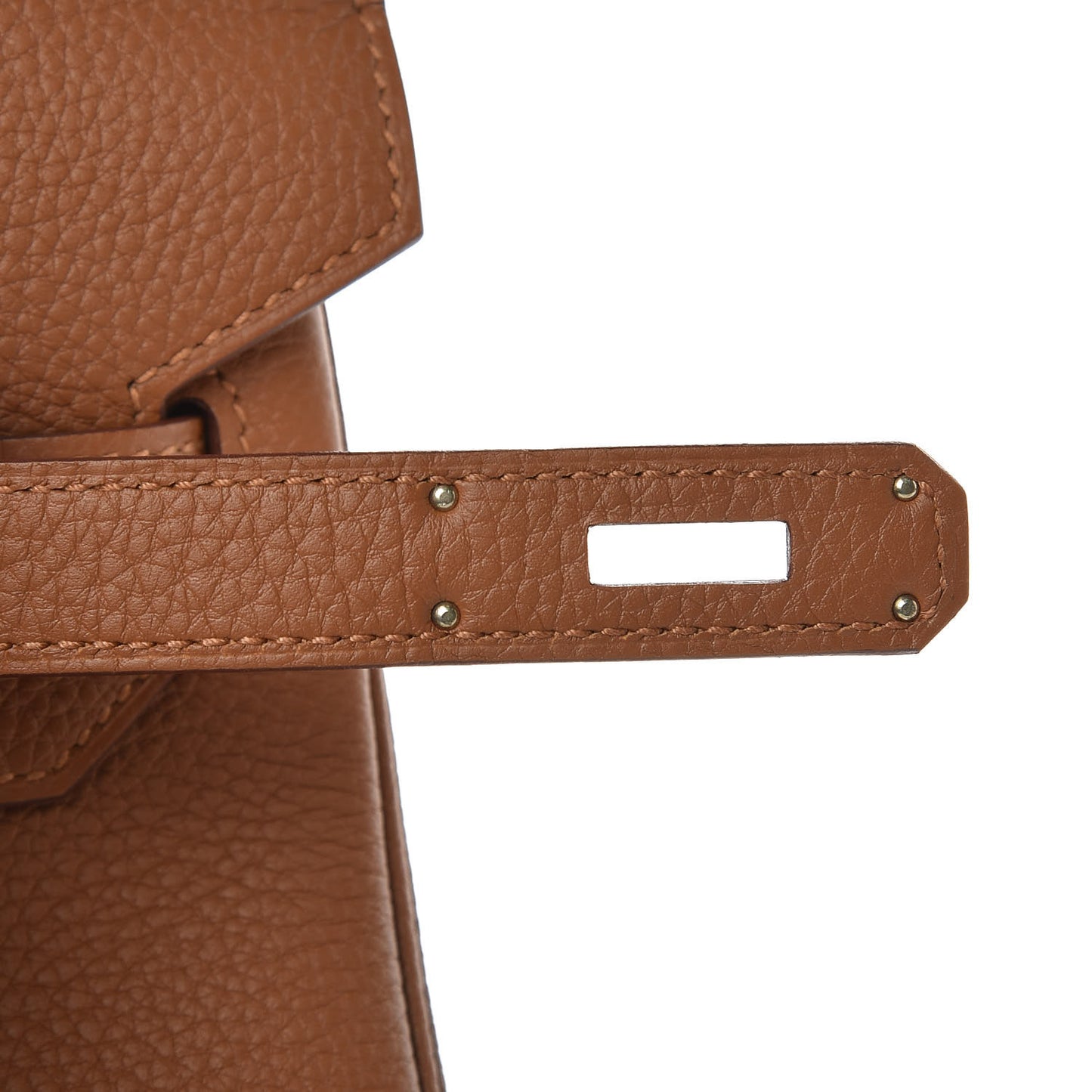 Togo Swift Officier Birkin 30 Gold Ambre