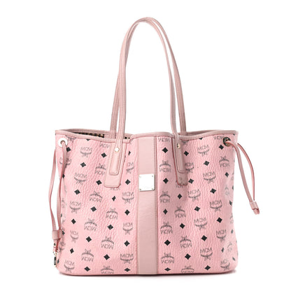 MCM Visetos Medium Liz Reversible Shopper Tote Soft Pink 1 of 9
