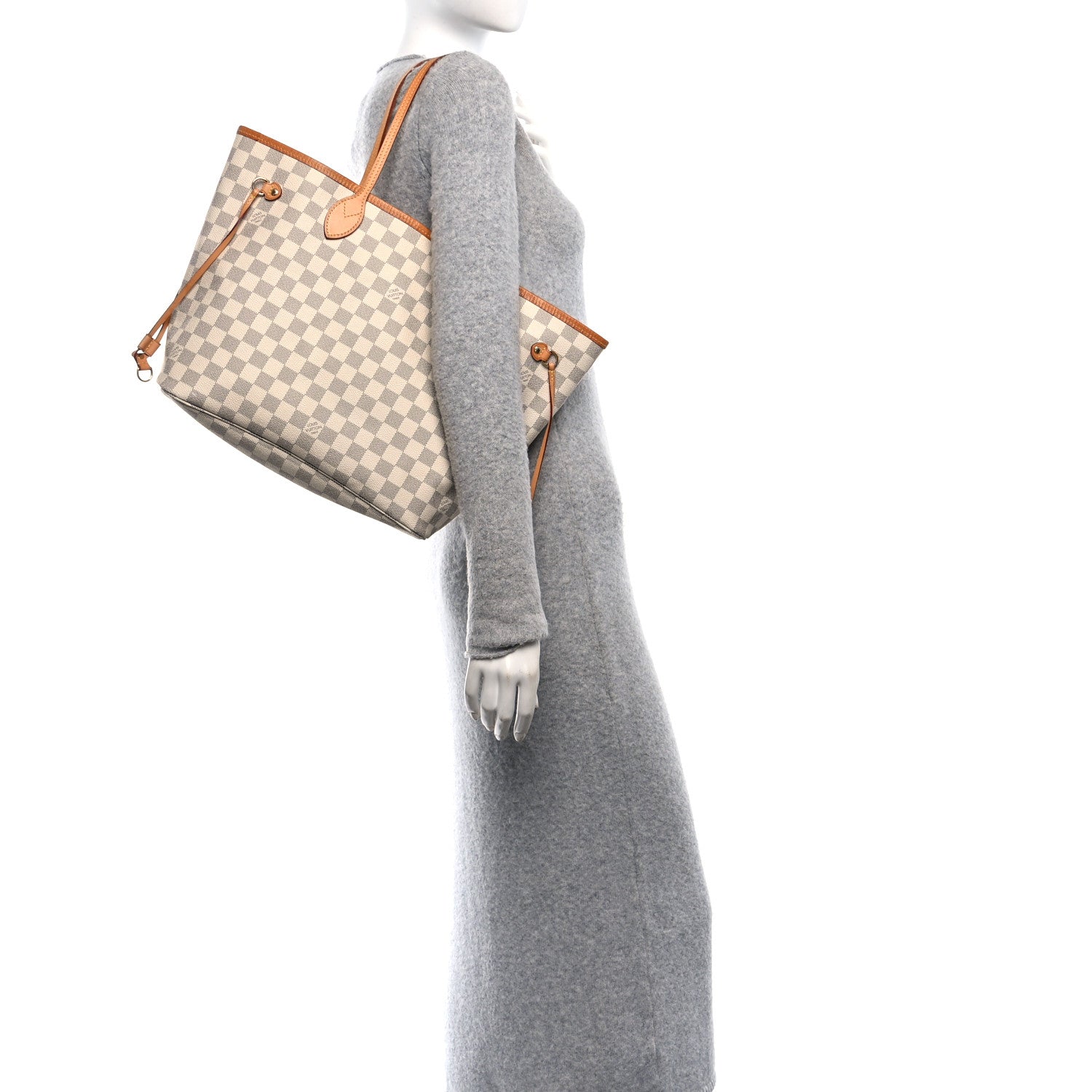 Louis Vuitton Damier Azur Neo Neverfull MM 3 of 10