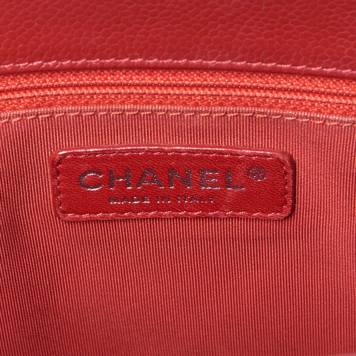 Caviar Quilted Grand Shopping Tote GST Red
