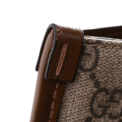 Gucci GG Supreme Monogram Fake/Not Large Retro Interlocking G Tote Bag Beige Brown Sugar 14 of 15